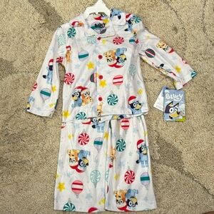 Bluey Christmas Pajama Set NEW 3T